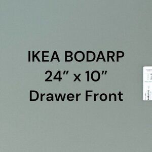 IKEA BODARP Gray-Green Drawer Front  24" x 10"